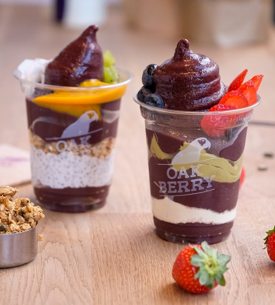 2 Valgfrie Classic Bowls fra OAKBERRY - Global Superfood Fra Amazonas