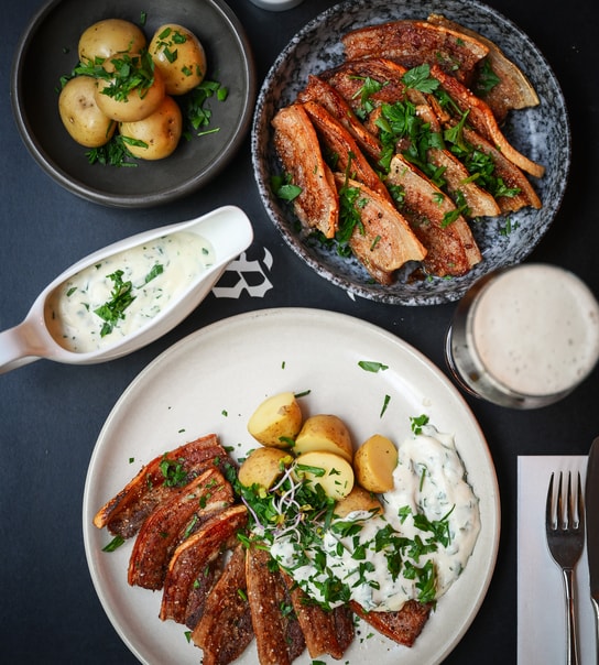 Stegt Flæsk Ad Libitum - Bomhuset i Charlottenlund