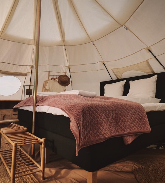 Glamping på Samsø Badehotel