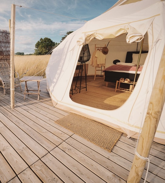 Glamping på Samsø Badehotel