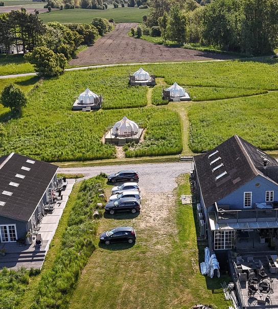 Glamping på Samsø Badehotel