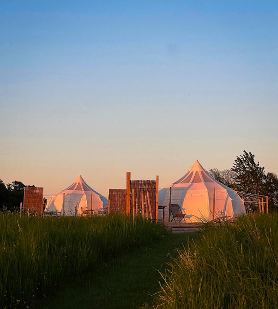Glamping på Samsø Badehotel