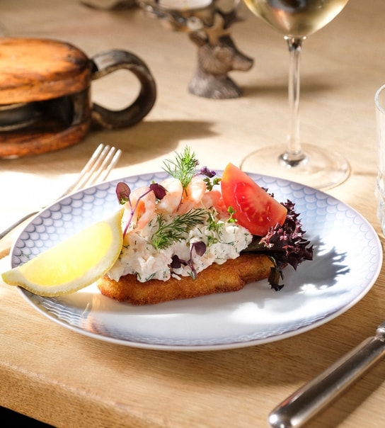 Udsøgt 3-retters menu på Gl. Humlebæk Kro