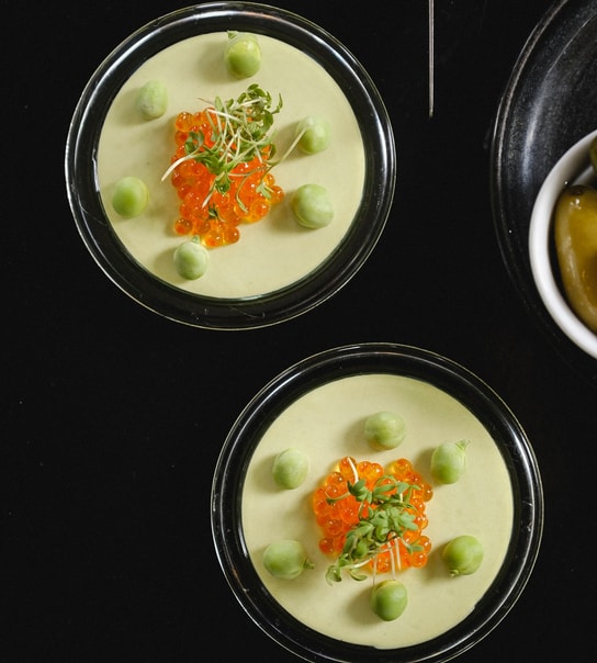 Frokost på Den Gule Cottage - 7 anretninger med udsigt til Øresund