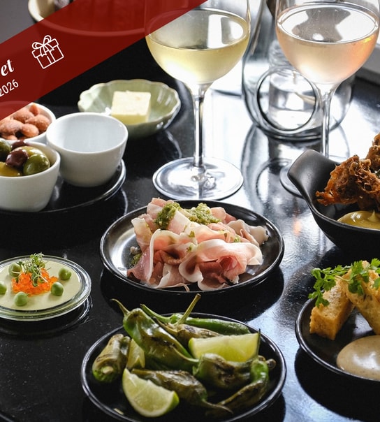 Frokost på Den Gule Cottage - 7 anretninger med udsigt til Øresund