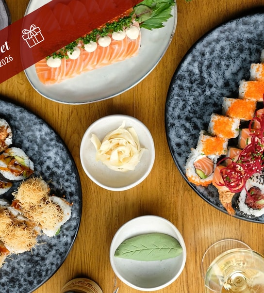 Sushi-menuer - Kanagawa Vesterbro
