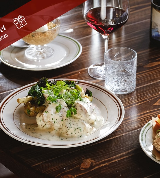 3-Retters Menu på EWALDS Brasserie - Nyd Vinterstemningen på Frederiksberg