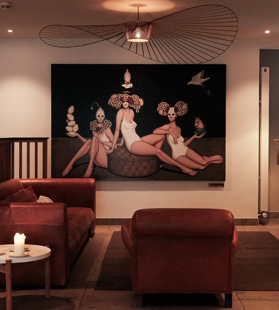 Spa, Frokost, Sødt & Hamp handske på Hotel de Ville i Gilleleje