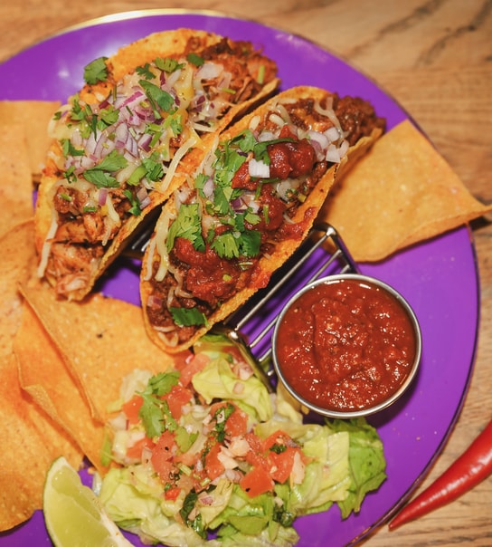 2 Tacos + Nachos/Dip - The Taco Shop