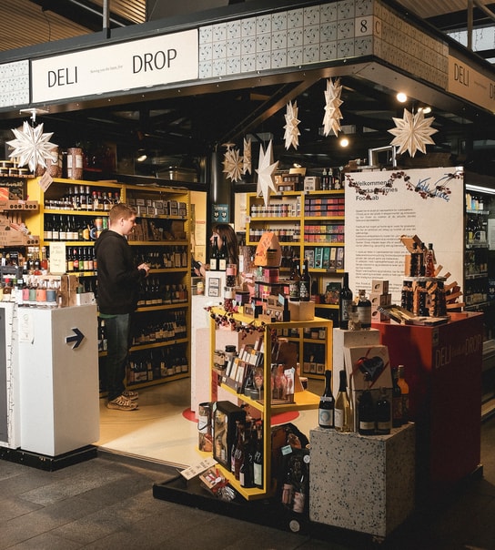 Frit valg @ DeliDrop i Torvehallerne - Specialvarer fra Små, Danske Producenter