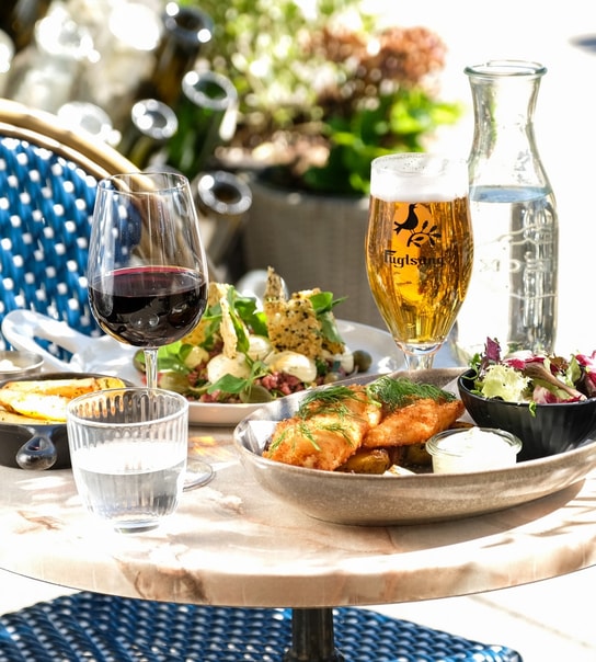 Fish n` Chips / Tartar på Café Nöah