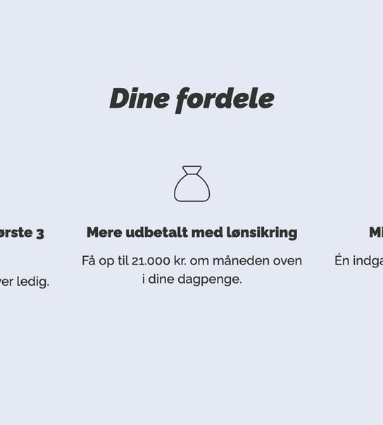 Gratis lønsikring i 3 første mdr. ved køb af A-kasse  - Krifa