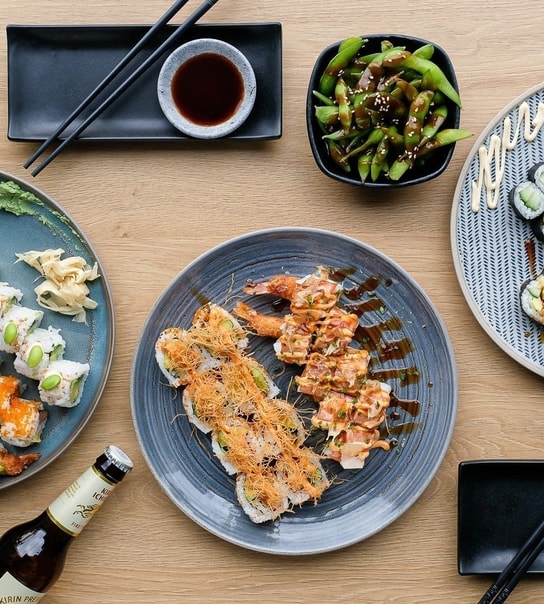 Sushi-menuer - Kanagawa Østerbro