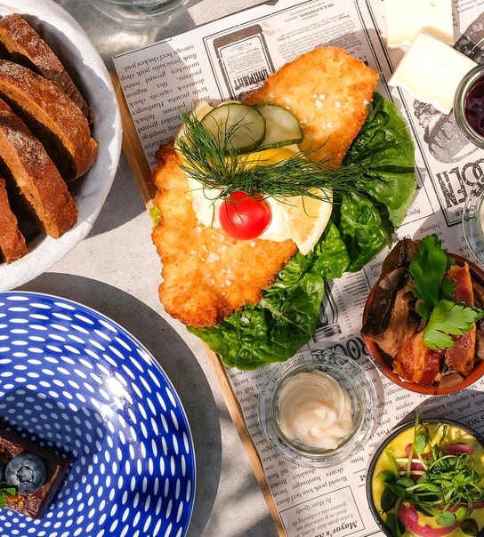 Frokostplatte hos Frederiksberg Rådhuskælder