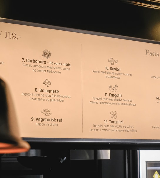 Valgfri Pasta hos Pastamania Østerbro