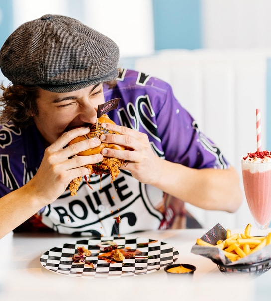 Greasy Burgermenu - Stacy's Diner