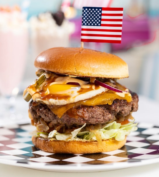 Greasy Burgermenu - Stacy's Diner