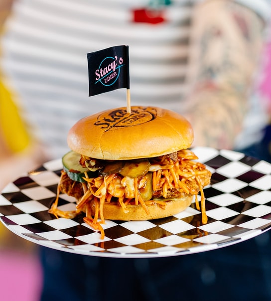 Greasy Burgermenu - Stacy's Diner