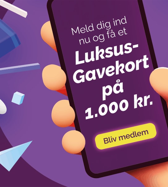 Få 1.000 kr. i LuksusGavekort - og økonomisk tryghed i hverdagen