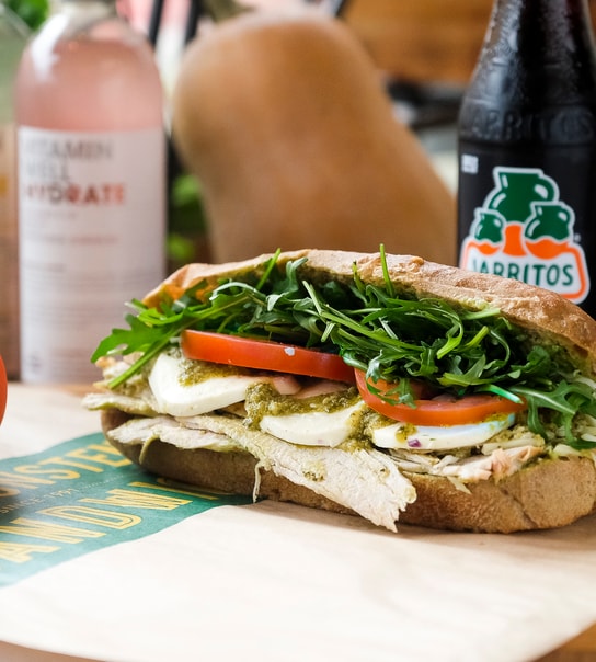 Sandwich-menu hos Vandkunsten