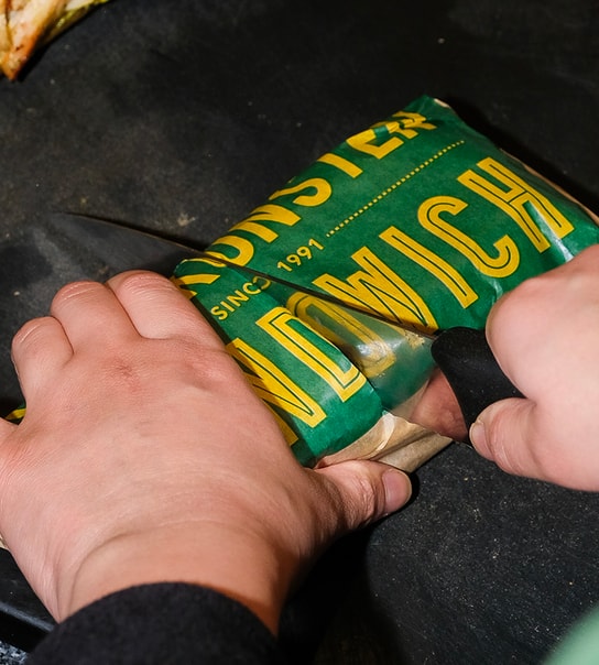 Sandwich-menu hos Vandkunsten