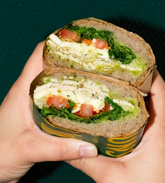 Sandwich-menu hos Vandkunsten