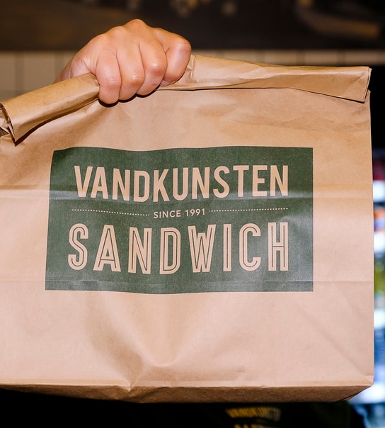 Sandwich-menu hos Vandkunsten