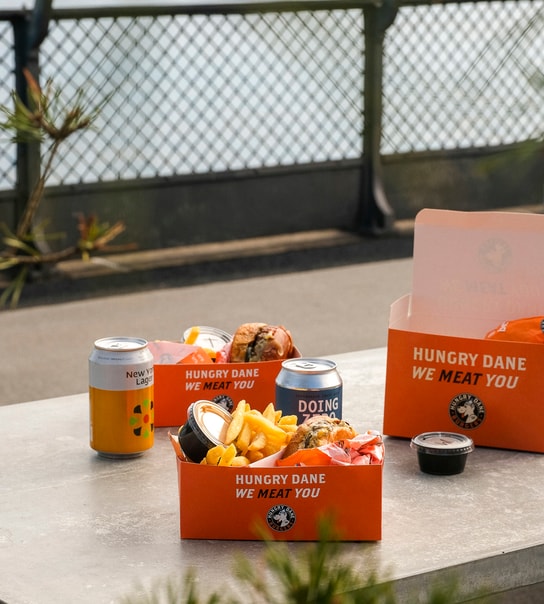 Valgfri Burger hos Hungry Dane