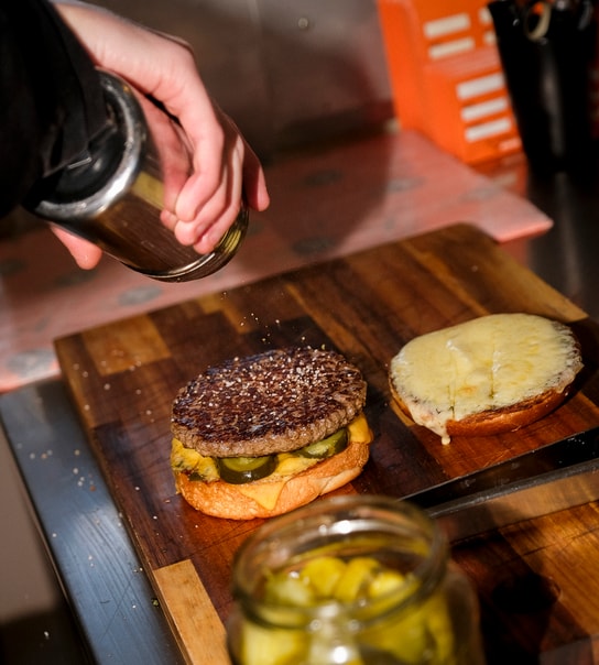 Valgfri Burger hos Hungry Dane