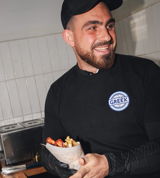 Valgfri Gyros-Combo @ The Greek på Godthåbsvej - Enkelt, Saftigt & Drønlækkert!