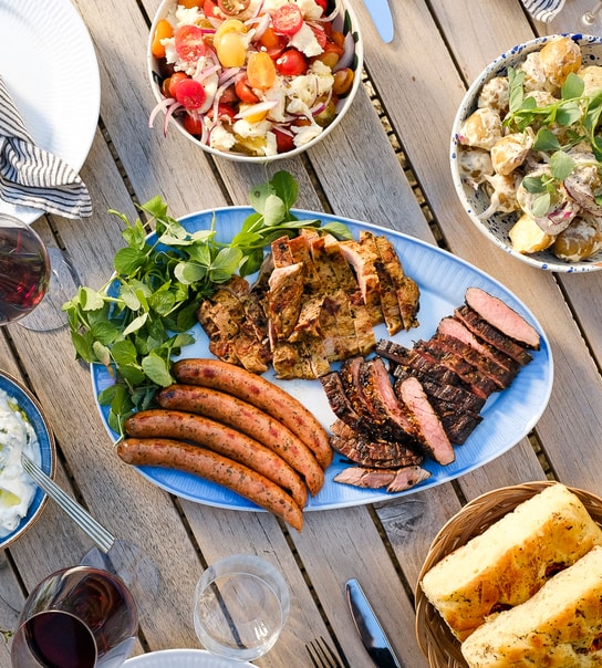 Grillbuffet fra Born & Kolstrup