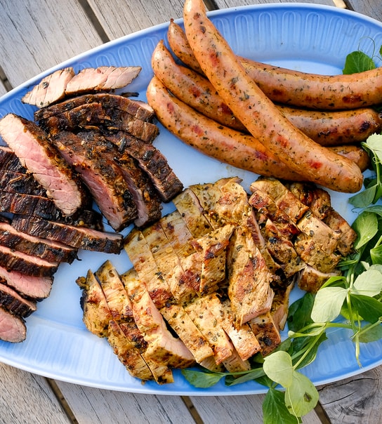 Grillbuffet fra Born & Kolstrup