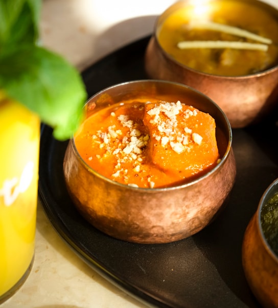 Indisk Thali Menu hos Namaste