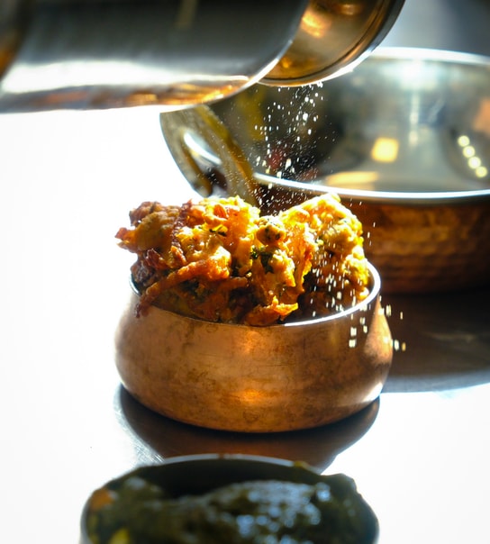 Indisk Thali Menu hos Namaste