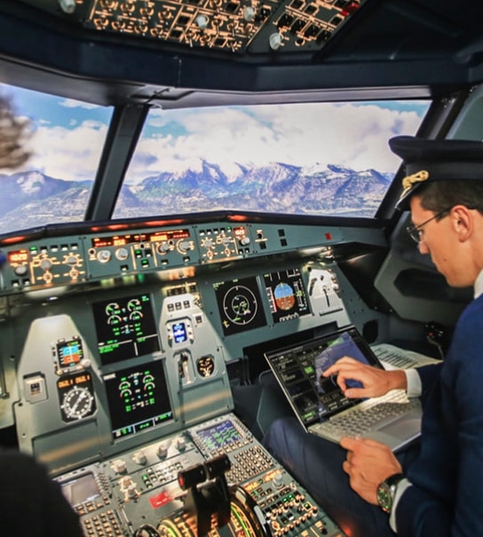 Fly-Simulator for 2 personer