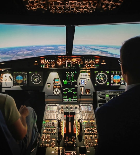 Fly-Simulator for 2 personer