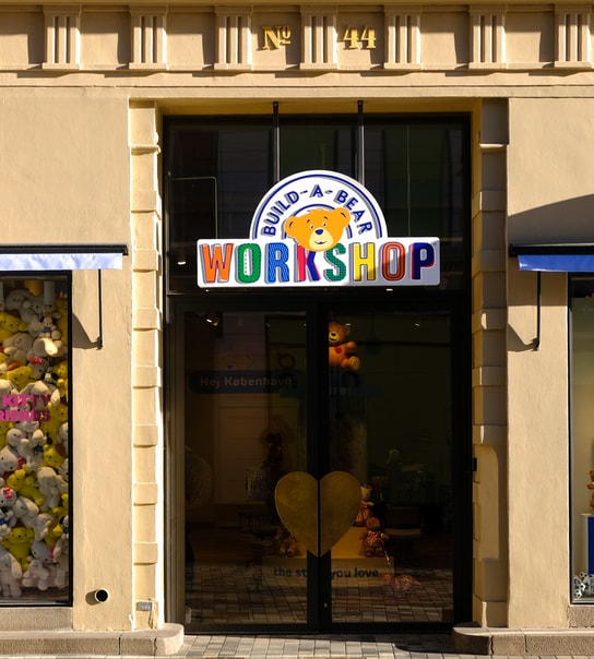 Frit valg i Build a Bear-butikken