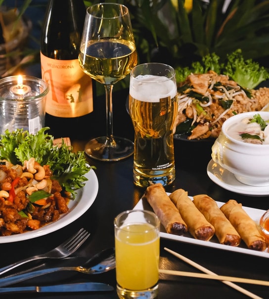 Valgfri menu hos Min Thai