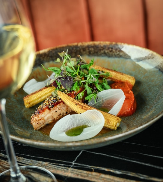 7-Retters Aftenmenu på SUKAIBA