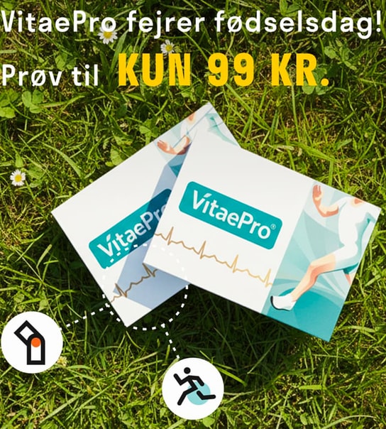 FØDSELSDAGSTILBUD: VitaePro til 99,-