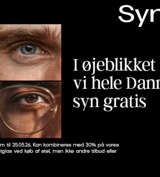 Gratis Synsprøve med Sundhedstjek
