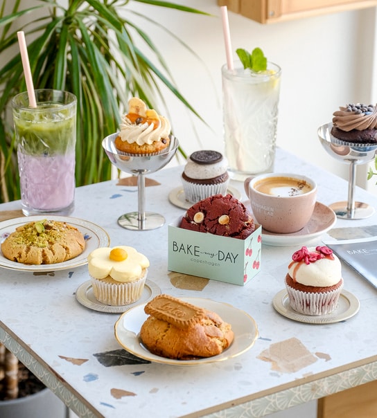 2-for-1 Cookies/Cupcakes @ Bake My Day - 100 % Familieejet Kagekunst