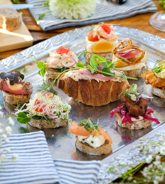 Mini-smørrebrød i Topklasse fra Florie