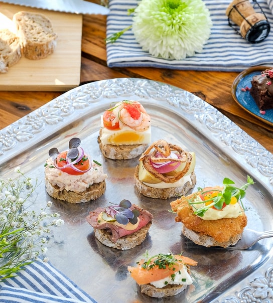 Mini-smørrebrød i Topklasse fra Florie