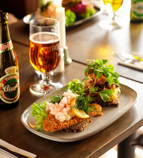 2 Valgfri Signatur Smørrebrød + Øl - Store Regnegade 26 i Indre By 