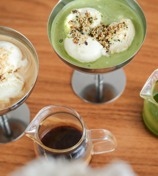 Affogato for 2 hos Kær Kaffebar