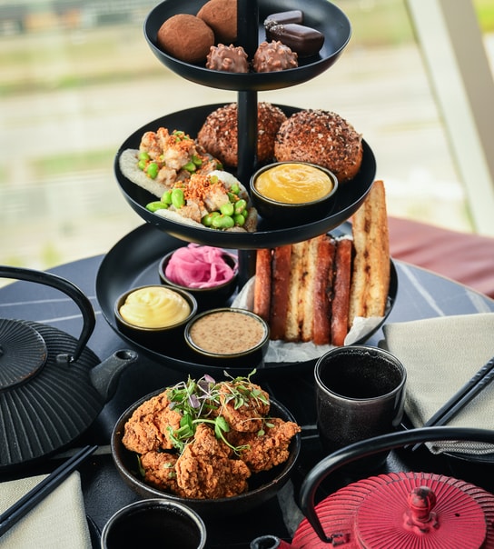 Asiatisk Afternoon Tea på SUKAIBA