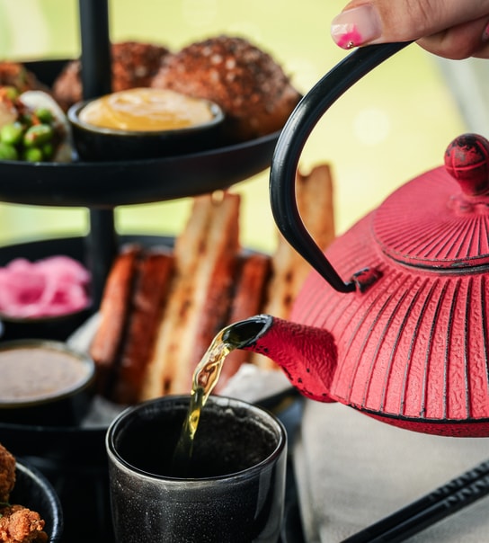 Asiatisk Afternoon Tea på SUKAIBA