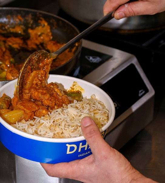 ½ Pris på Combo @ Dhaba Kitchen - Moderne Indisk Streetfood Med Sjæl