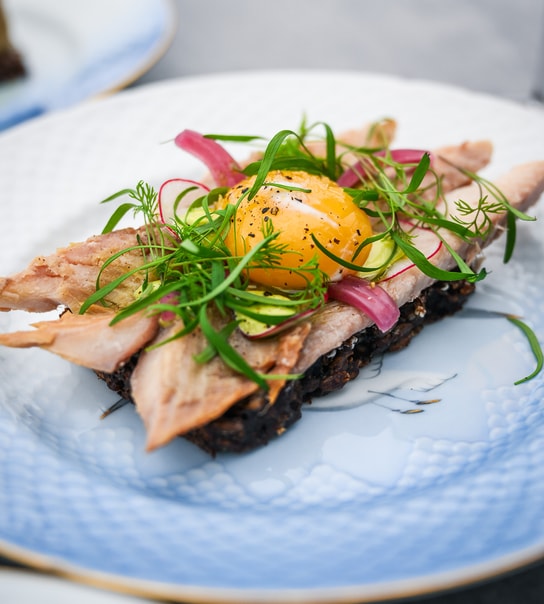 Valgfri 3-retters Frokostmenu på Restaurant NU & DA